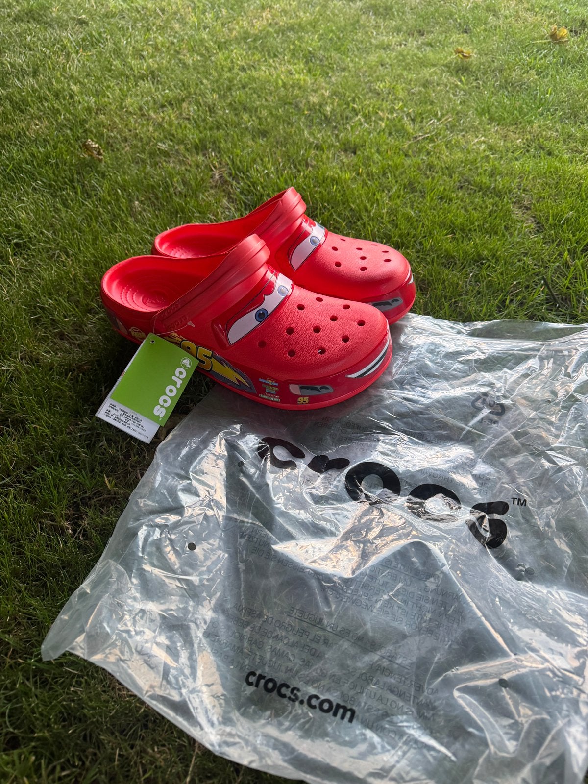 Cars Crocs maat 43/44 Nieuw Lightning Mcqueen, Kleding | Heren, Ophalen of Verzenden, Zo goed als nieuw, Overige kleuren