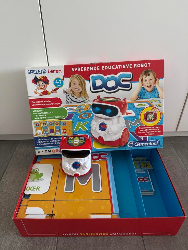 Clementoni DOC Educatieve Robot - Spelend Leren, Kinderen en Baby's, Speelgoed | Educatief en Creatief, Ophalen of Verzenden, Zo goed als nieuw