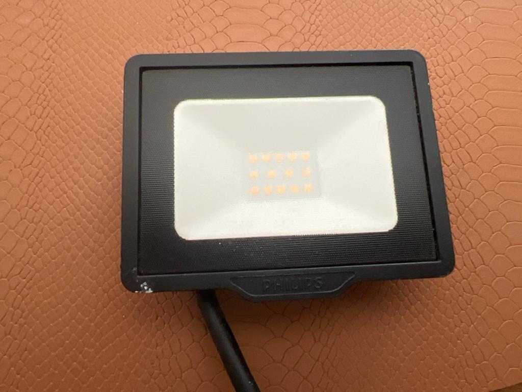 2x Philips LED Floodlight 10W, Ophalen of Verzenden, Gebruikt