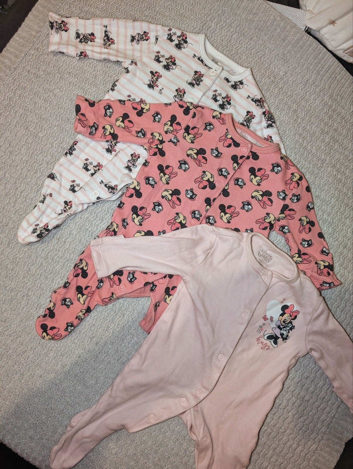 Nieuwe Minnie Mouse Rompertjes, Ophalen of Verzenden, Zo goed als nieuw, Disney Baby, Meisje