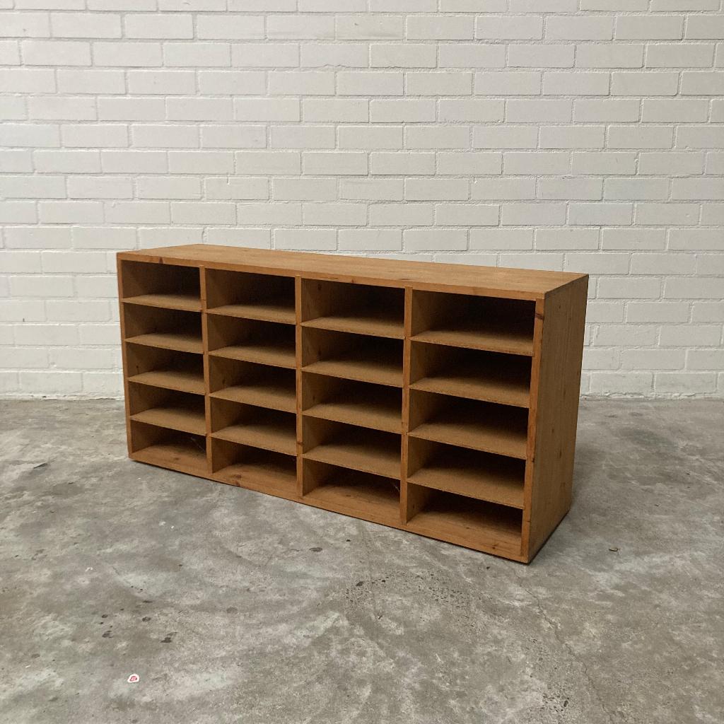 Vintage vakkenkast dressoir kast, Ophalen, Gebruikt, 100 tot 150 cm, Minder dan 100 cm