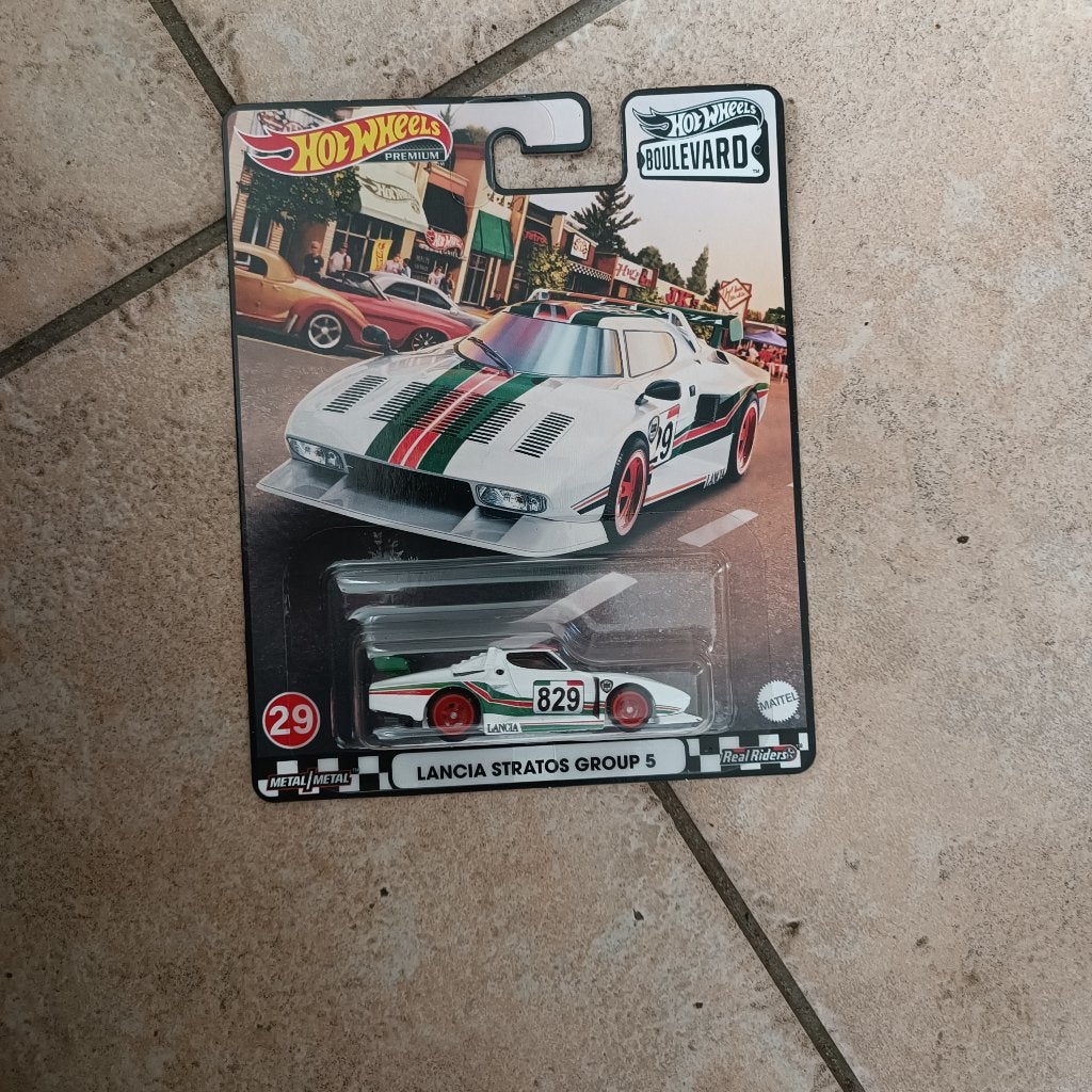 Hot Wheels Premium Boulevard Lancia Stratos Group 5, Ophalen of Verzenden, Nieuw, Auto