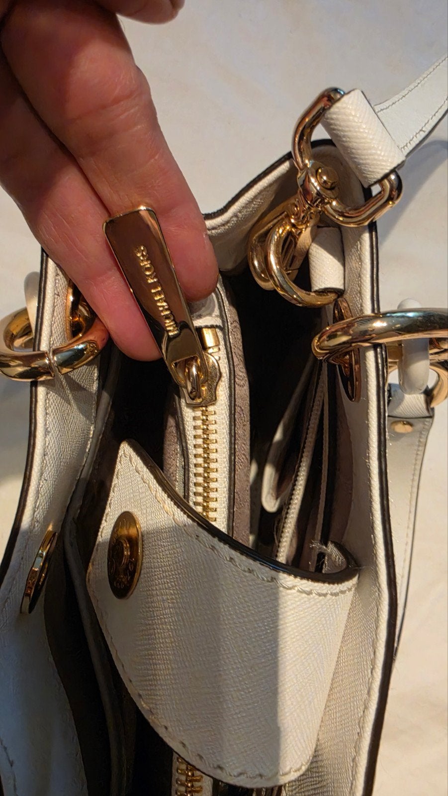 Foto 3 van originele witte Michael Kors coach and rimowa