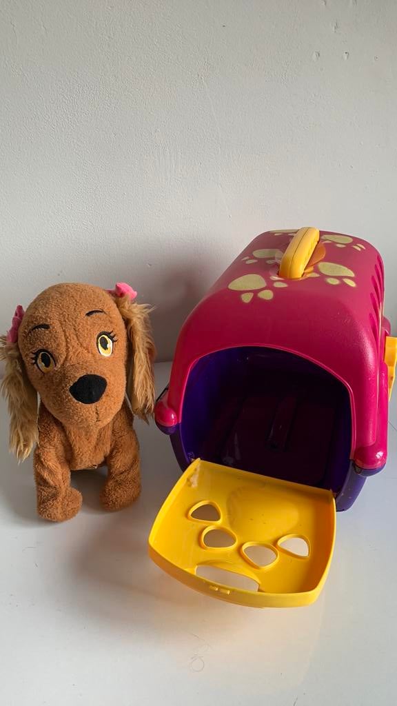 Club Petz Lucy Interactieve hond met hondenbench, Verzenden, Zo goed als nieuw, Babypop