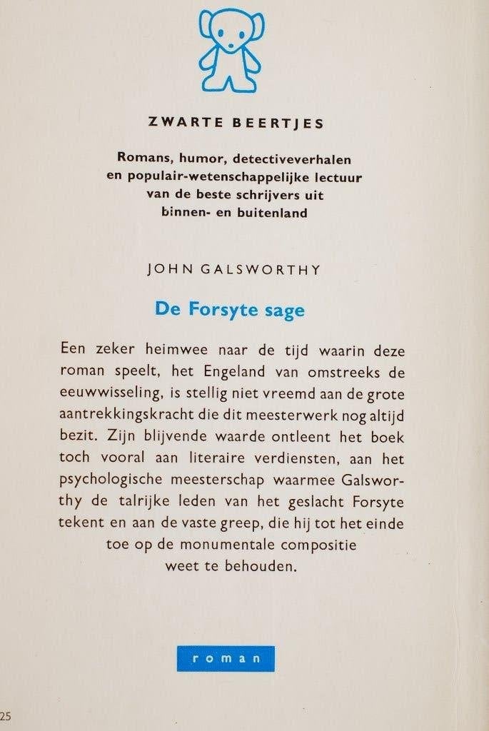 De Forsyte Sage - John Galsworthy 1962 deel I en II, Verzenden, Gelezen
