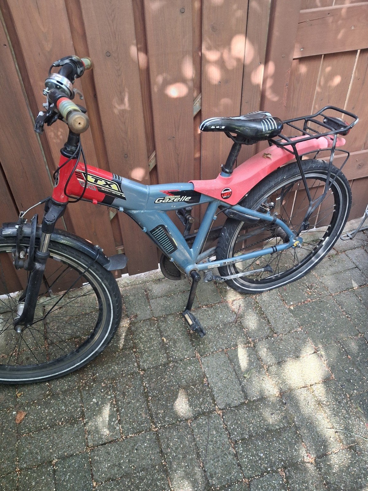 Gazelle TX Jongensfiets 24.Inch Rood Blauw (Opknapper), Ophalen, Gebruikt, 24 inch