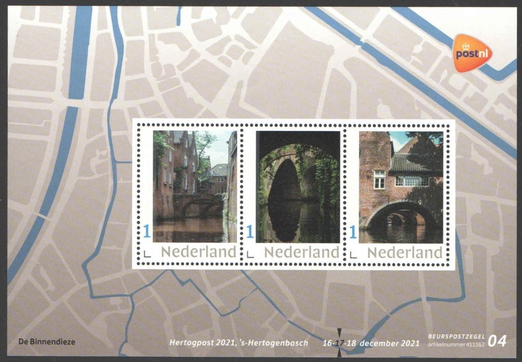 Postzegels Hertogpost 2021 (4), Postzegels en Munten, Ophalen of Verzenden, Na 1940, Postfris