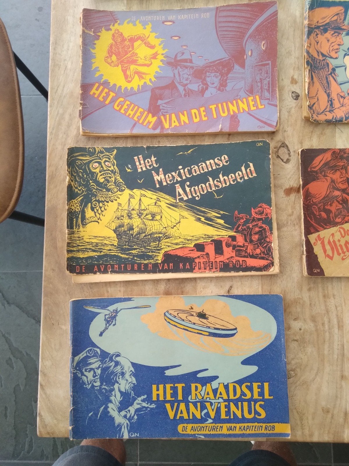 stripboeken kapitein Rob, Ophalen