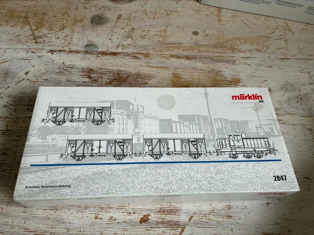 Märklin 2847 Zwitserse vrachttrein digitaal, Wisselstroom, Ophalen of Verzenden, Märklin, Gebruikt