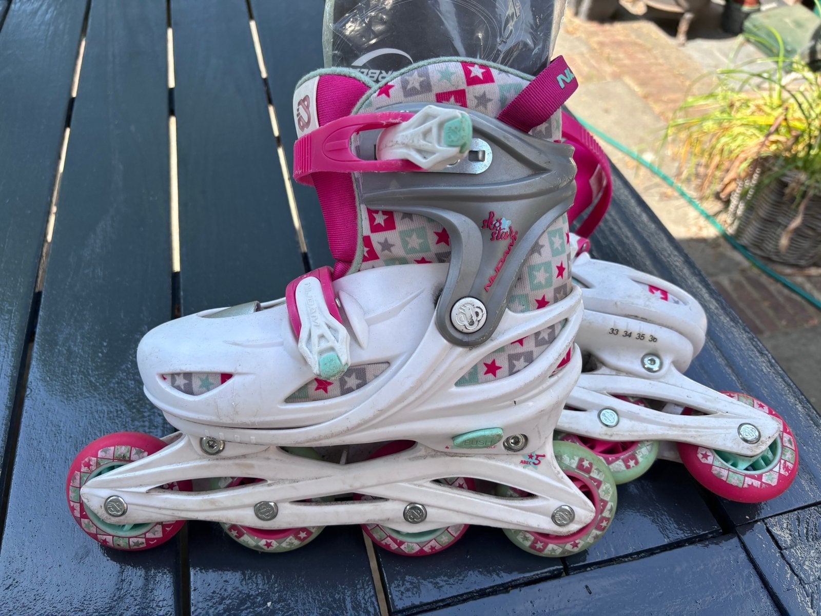 Nijdam Skeelers Maat 33-36 - Goede staat, Sport en Fitness, Skeelers, Overige merken, Kinderen, Ophalen of Verzenden, Inline skates 4 wielen