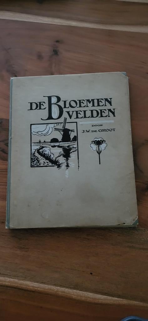 1918 De Bloemenvelden - J.W. de Groot, Boeken, Prentenboeken en Plaatjesalbums, Ophalen of Verzenden, Gelezen, J.W. de Groot, Plaatjesalbum