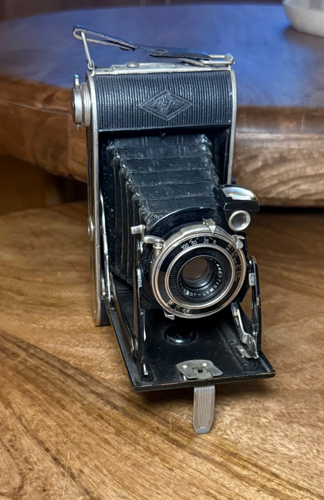 Agfa Billy Record 8.8 Vouwcamera – Jgestar 105mm – 6x9, Ophalen of Verzenden, Gebruikt, Compact