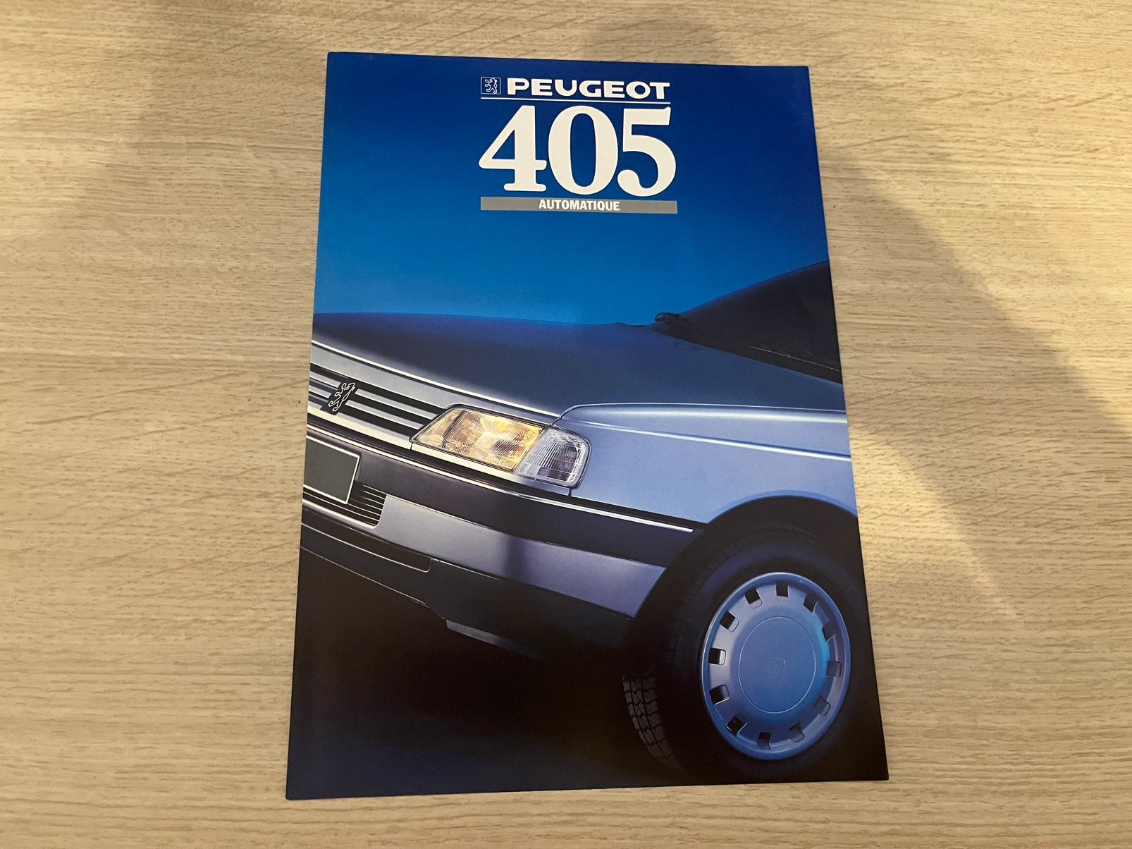 Folder Peugeot 405 automatique 1988, Ophalen of Verzenden, Zo goed als nieuw