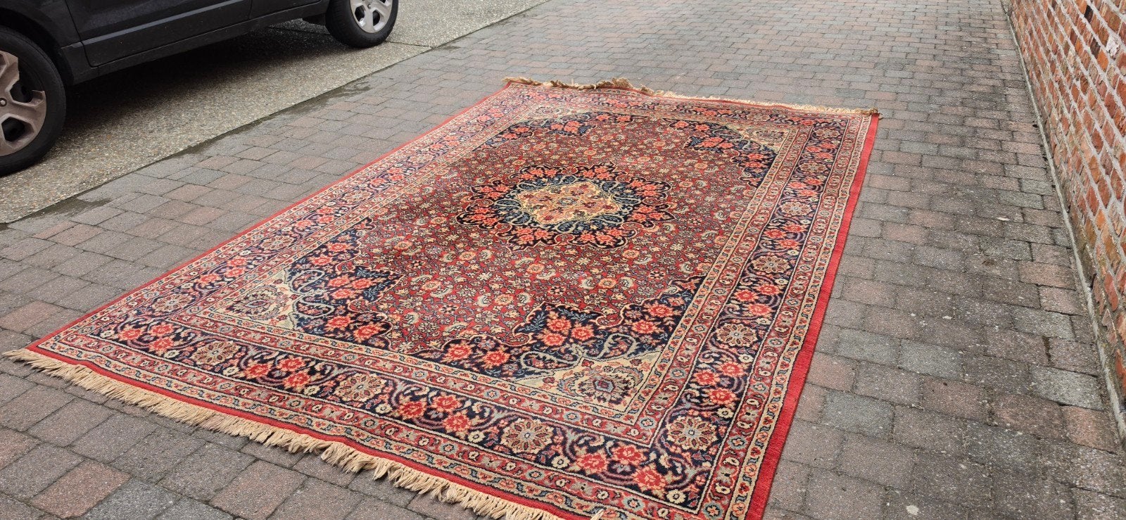 Prachtig groot vintage Perzisch wollen tapijt 300x200!, Huis en Inrichting, Stoffering | Tapijten en Kleden, Perzisch, 200 cm of meer