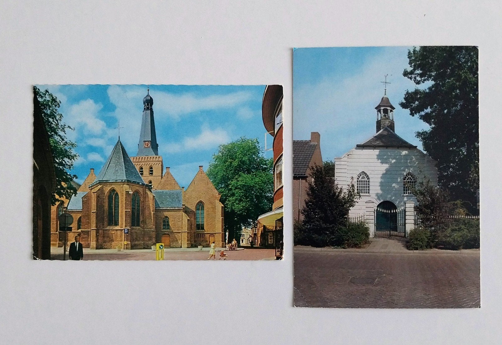 2 Ansichtkaarten van kerken., Verzamelen, Ansichtkaarten | Nederland, Ophalen of Verzenden, 1960 tot 1980