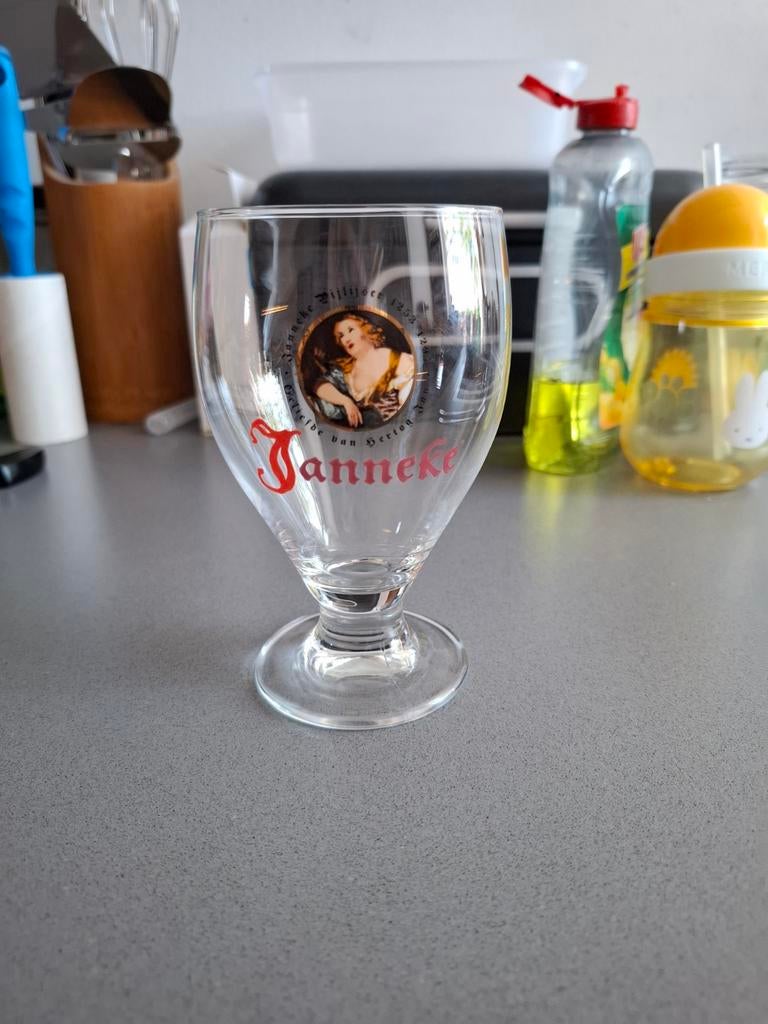Janneke Bierglas - hertog jan, Verzamelen, Glas en Borrelglaasjes, Ophalen of Verzenden, Nieuw
