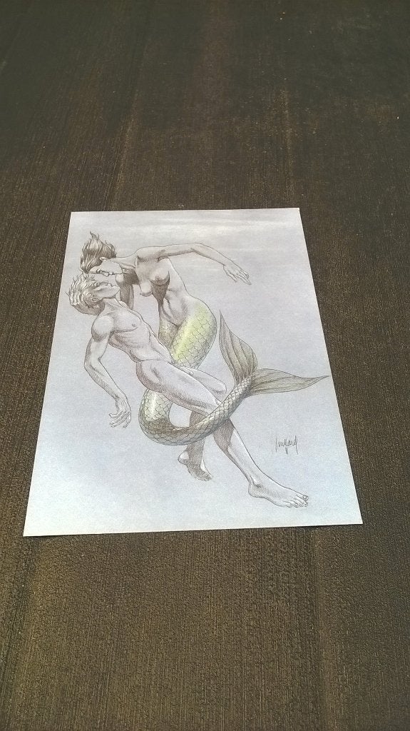 Postkaart André Juillard voor Galerie Champaka, Verzenden, Eén stripboek, Zo goed als nieuw, André Juillard.
