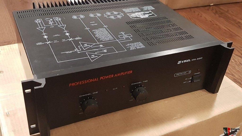professionele stereo eindversterker, Audio, Tv en Foto, Zo goed als nieuw, 120 watt of meer, Stereo, Ophalen