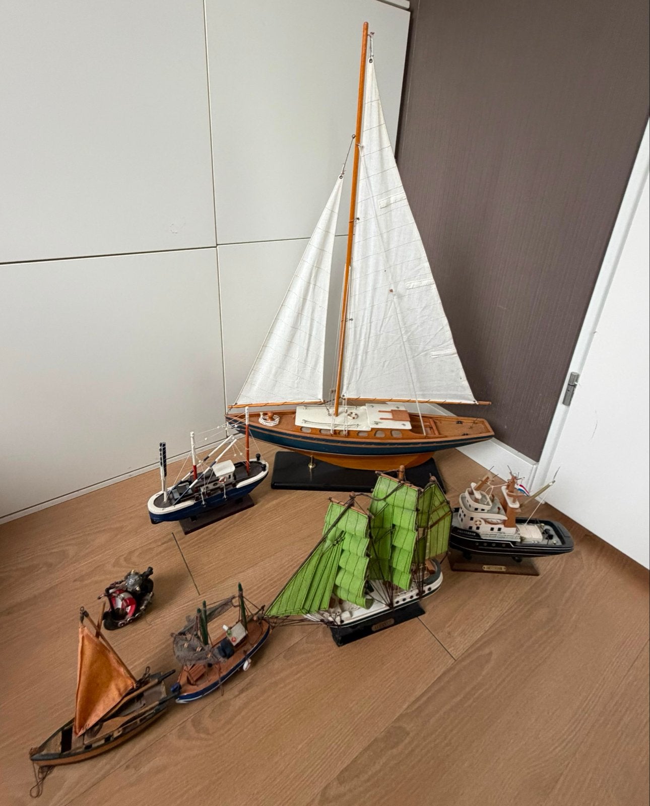 scheepsmodellen model boten schepen zeilschip, Ophalen of Verzenden, Gebruikt, Groter dan 1:32, Overige merken