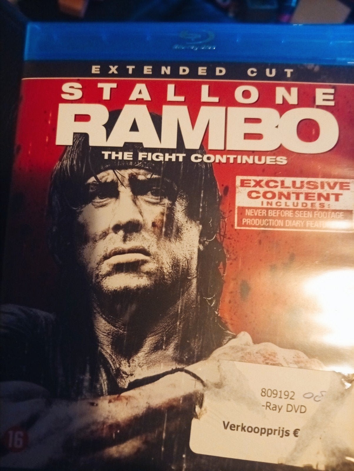Rambo: Extended Cut Blu-ray - The Fight Continues, Gebruikt, Vanaf 16 jaar, Film, Actie