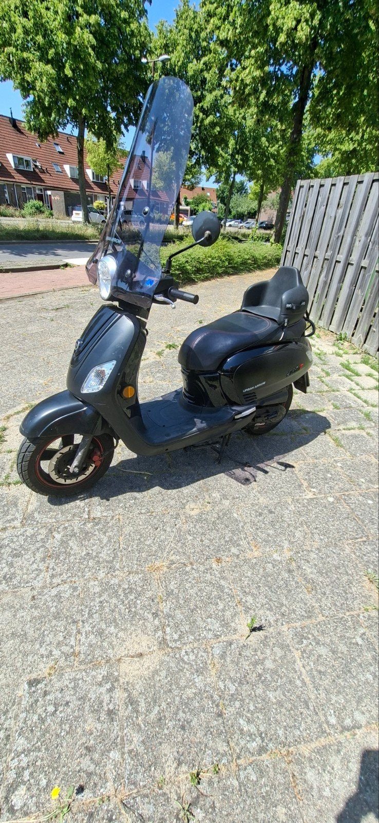 Sym fiddle 3, Ophalen, Gebruikt, Maximaal 45 km/u, Benzine