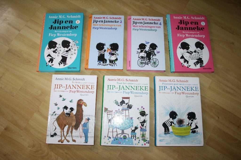 Annie M.G. Schmidt - Jip en Janneke - 2 euro per stuk, Ophalen of Verzenden, Gelezen, Fictie algemeen
