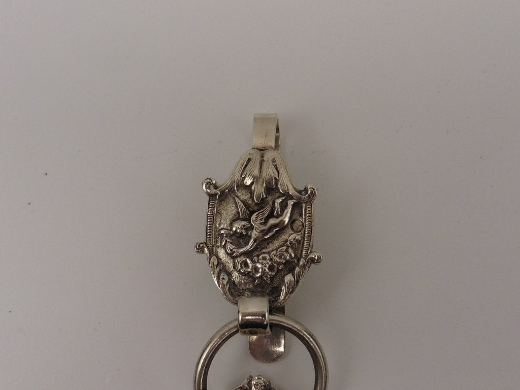 Zilveren tasbeugel met haak                             Z227, Ophalen of Verzenden, Zilver