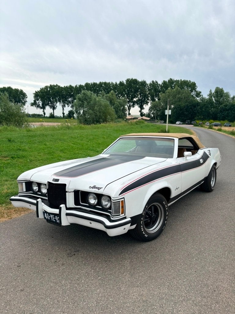 Mercury Cougar XR-7 Cabriolet 1973 – 351 Cui V8, Auto's, 8 cilinders, 4 stoelen, Wit, Leder