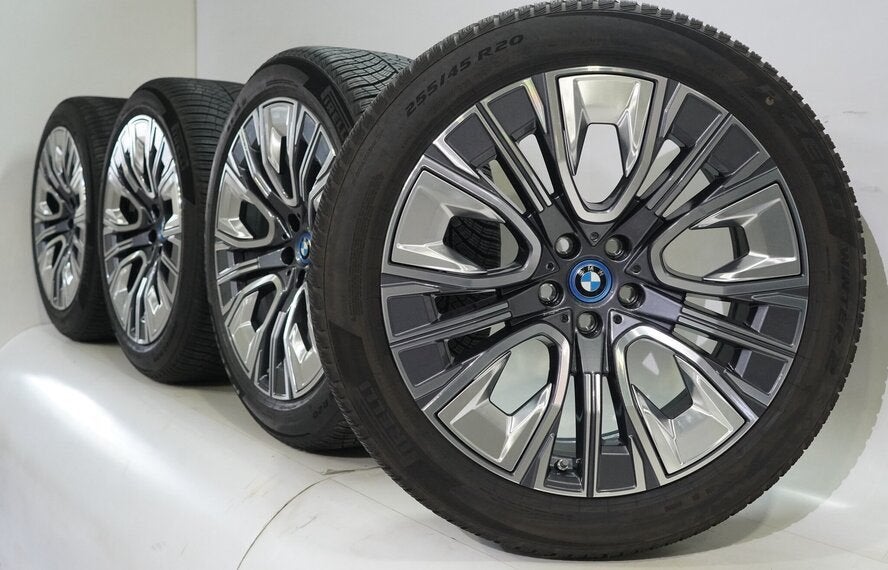 Foto 2 van Orig. 20 inch BMW (7 serie/X3) velgen + P zero winterbanden