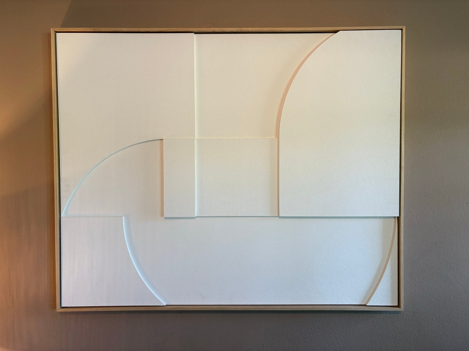 HKliving kunstwerk met 3D-effect, Antiek en Kunst, Kunst | Schilderijen | Abstract, Ophalen