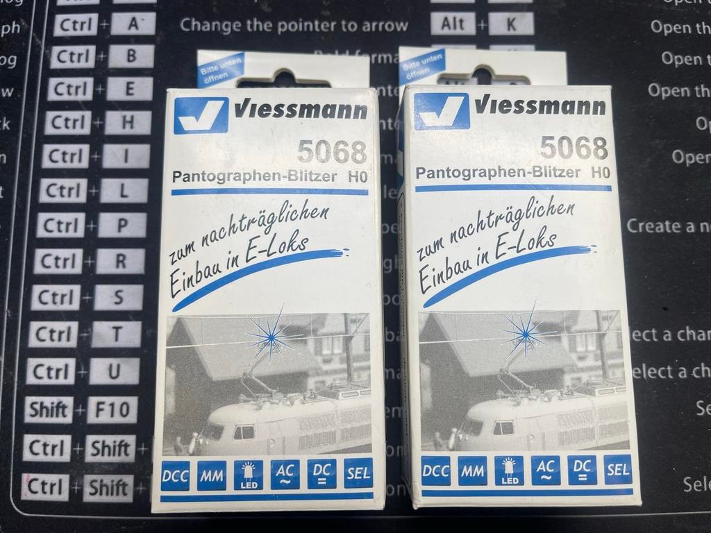 Viessmann 5068 Pantographen-Blitzer H0, Overige merken, Locomotief, Gelijkstroom of Wisselstroom, Nieuw