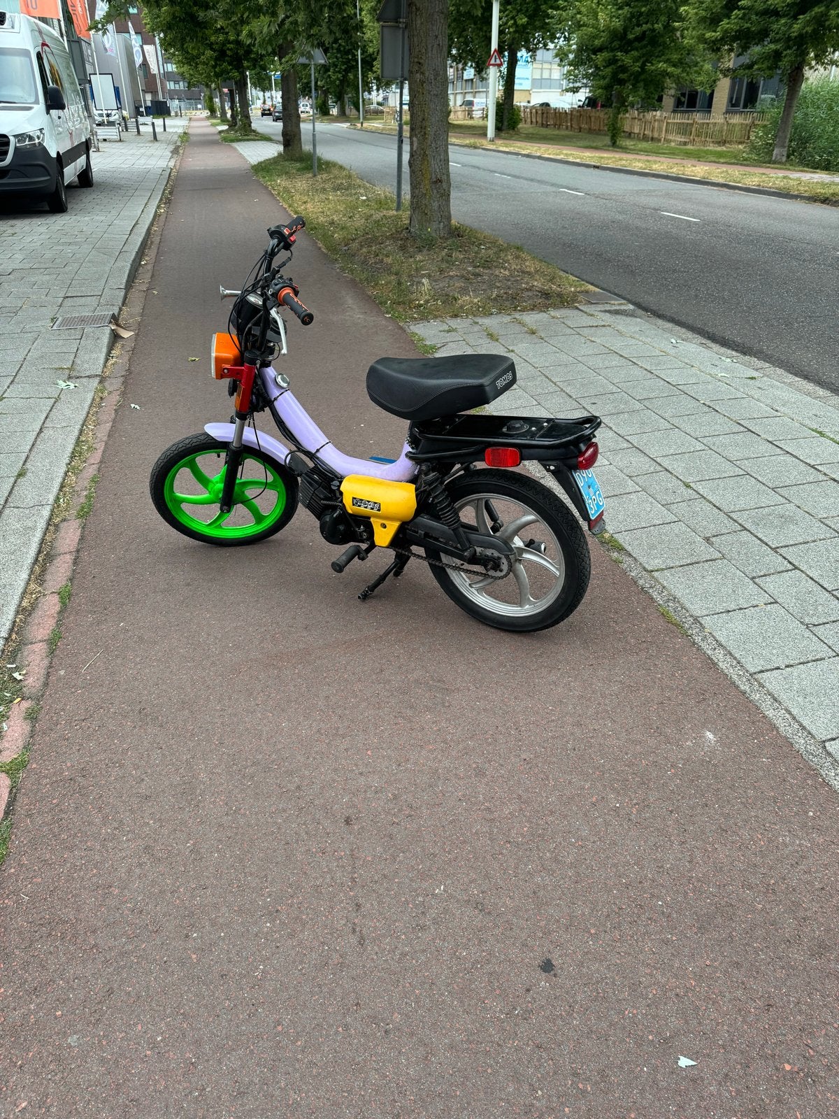 Tomos brommer - niet rijdend, voor onderdelen of project, Ophalen, Gebruikt, Maximaal 45 km/u, Overige modellen