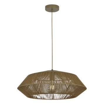 Hanglamp Sam bruin, Gamma Ø55cm, Huis en Inrichting, Ophalen of Verzenden, Nieuw, Metaal, E27 (groot)