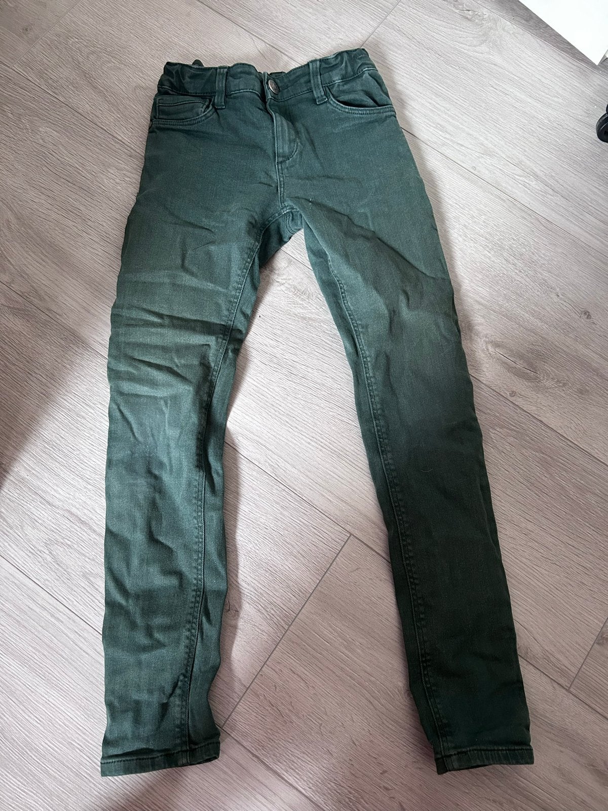 Stoere groene spijkerbroek Blue Ridge maat 146, Ophalen of Verzenden, Gebruikt, Jongen, Broek