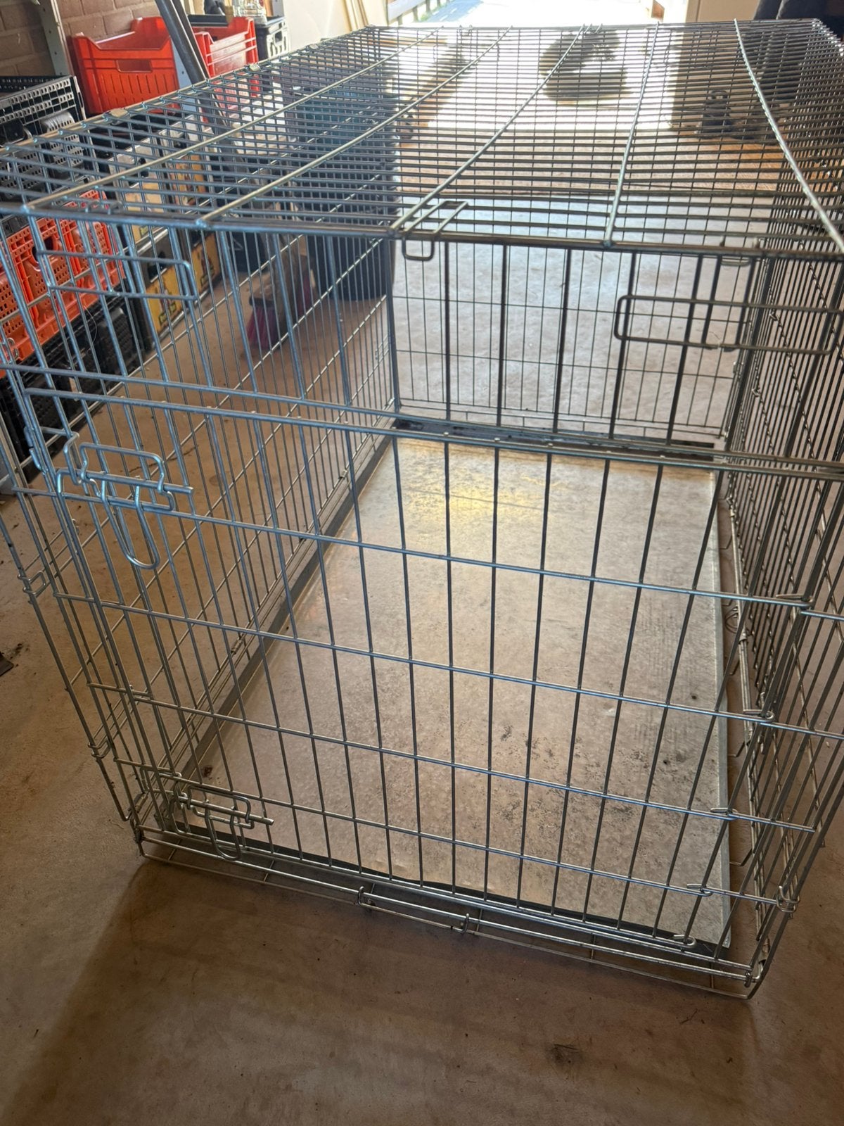 Honden bench, Dieren en Toebehoren, Ophalen, Hondenkennel, 65 tot 100 cm, Zo goed als nieuw