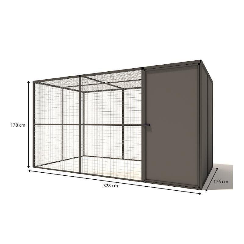 Voliere aluminium Yara | model 1, Dieren en Toebehoren, Ophalen of Verzenden, Nieuw, Aluminium, Volière