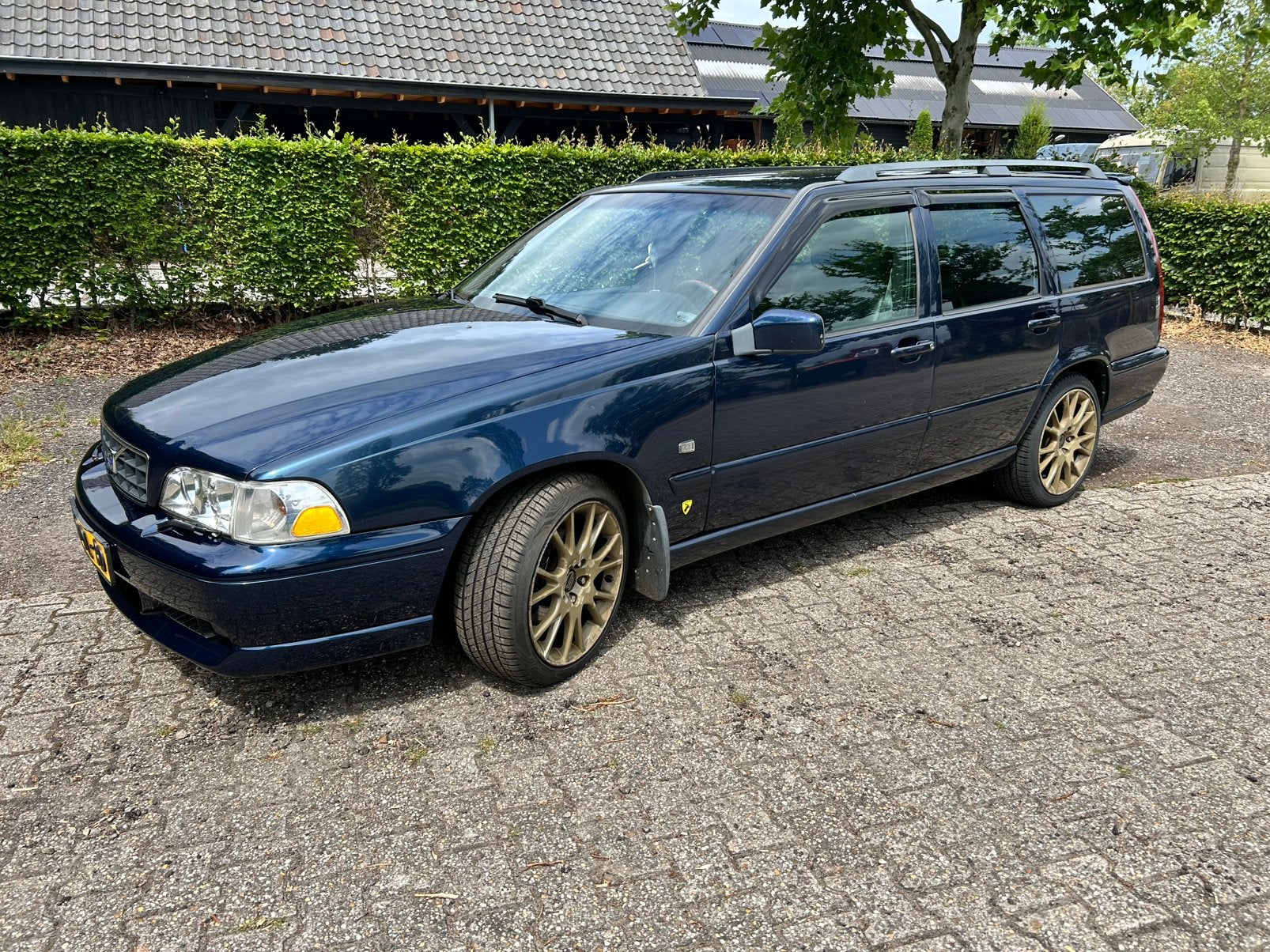 Volvo V70 2.4 140PK AUT 1999 Blauw, Auto's, Blauw, Stationwagon, 2435 cc, Particulier