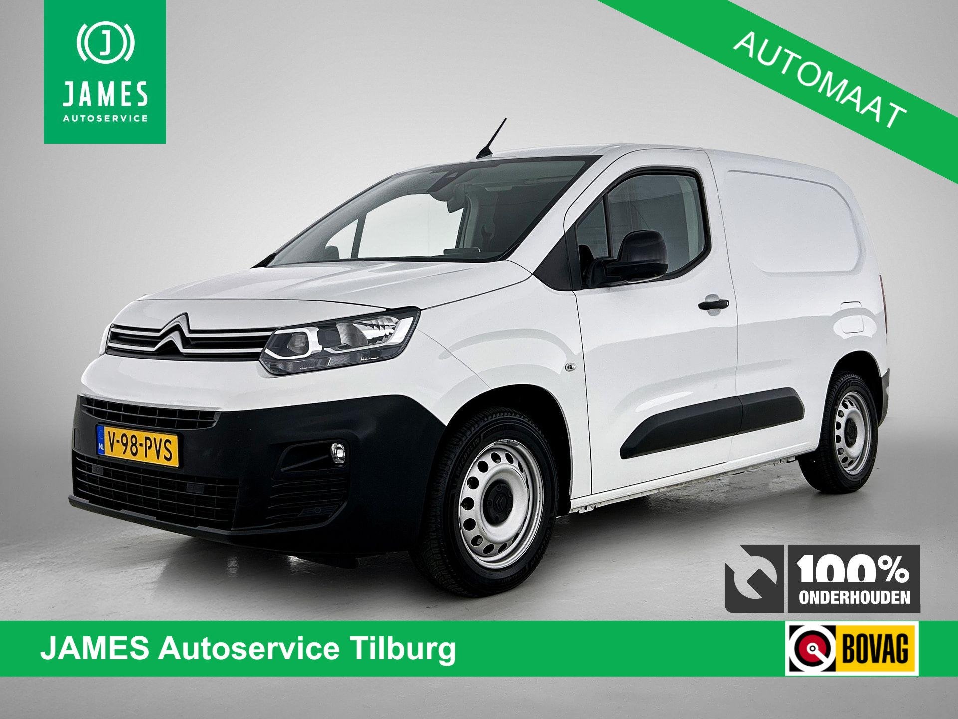 Citroen Berlingo 1.2 130pk AUT. CAMERA | NAVI & CARPLAY | AL, Auto's, Dealer onderhouden, Stof, Gebruikt, 1199 cc
