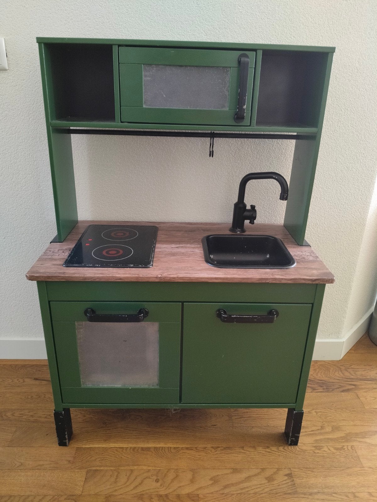 Groen/bruin speel keukentje, Ophalen, Gebruikt, Speelkeuken