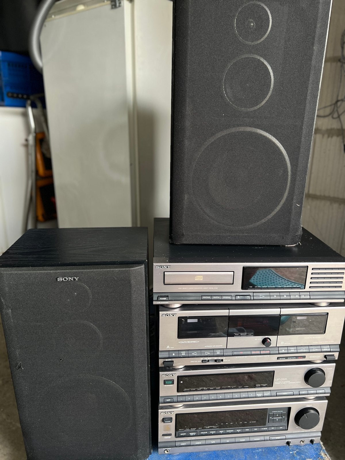 Sony LBT-D505 hifi stereosysteem met boxen afstandbedining, Ophalen, Cd-speler, Sony