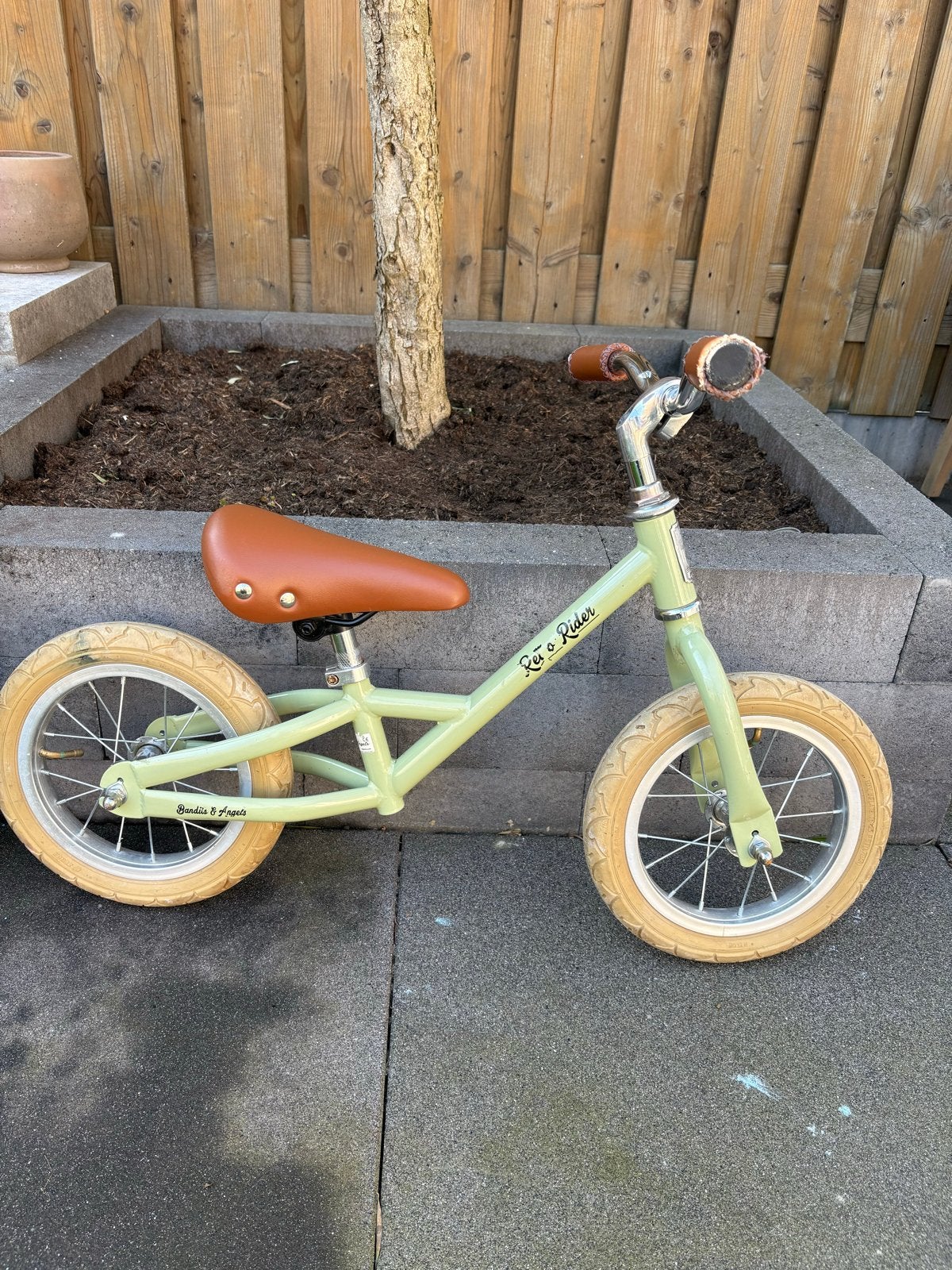 Retro Rider Loopfiets - Groen, Ophalen, Gebruikt, Minder dan 16 inch