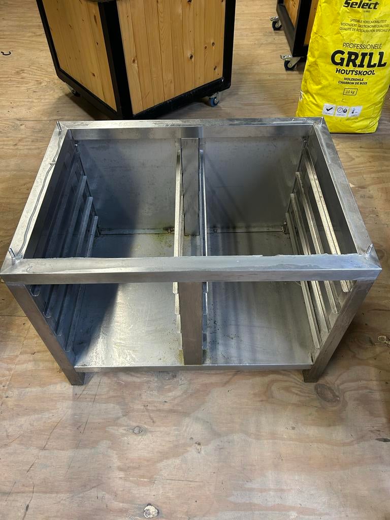 RVS Onderstel Rational oven, 80,5x58x62 cm, Gastronorm, Ophalen of Verzenden, Gebruikt