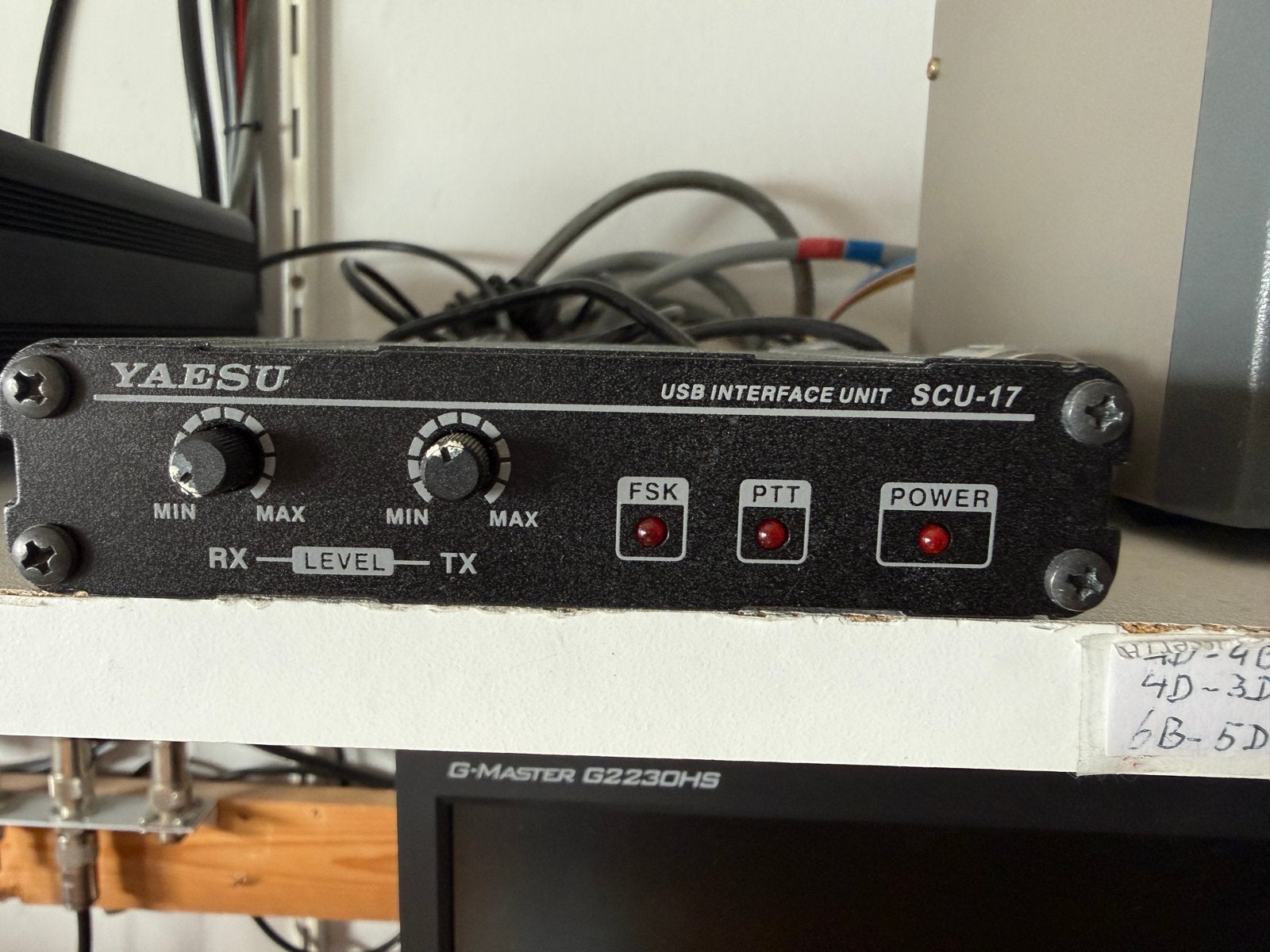 Yaesu SCU-17 USB Interface voor Digitale Modi, Ophalen of Verzenden, Gebruikt