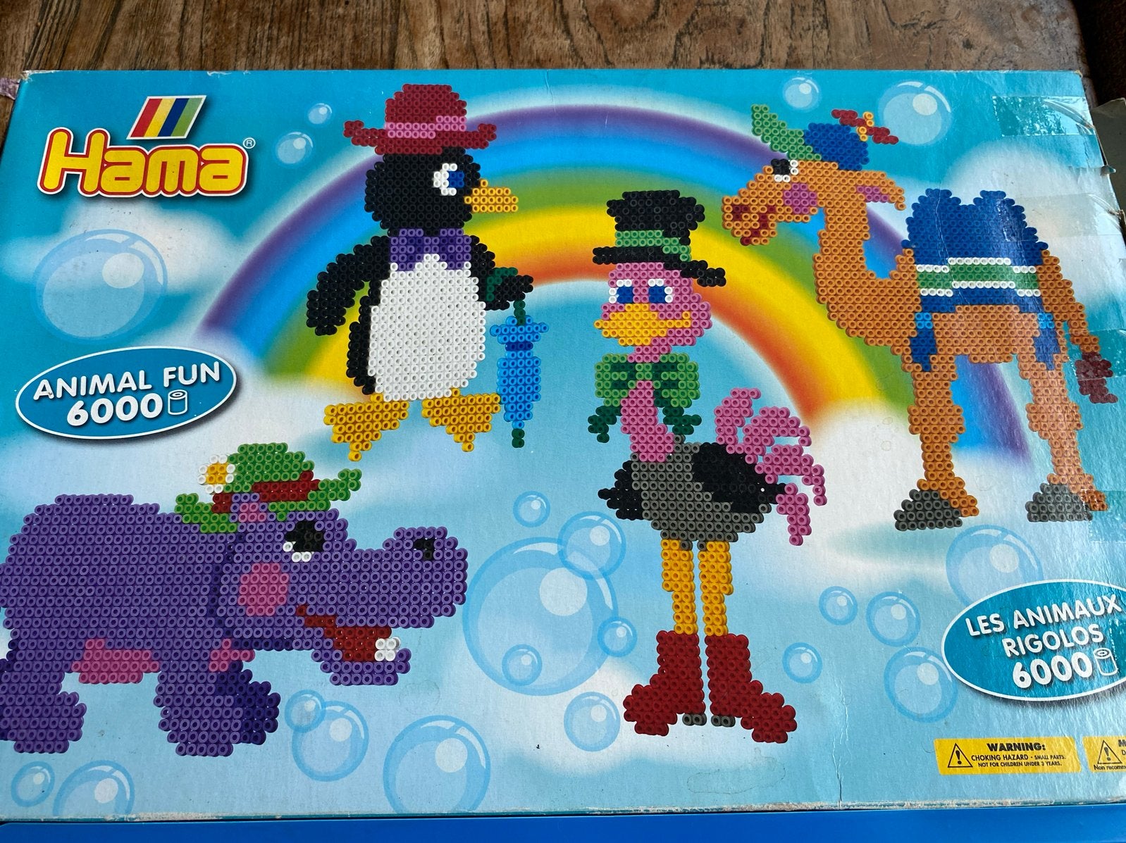 Hama strijkkralen set - Animal Fun 6000, compleet, Ophalen of Verzenden, Zo goed als nieuw, Knutselen