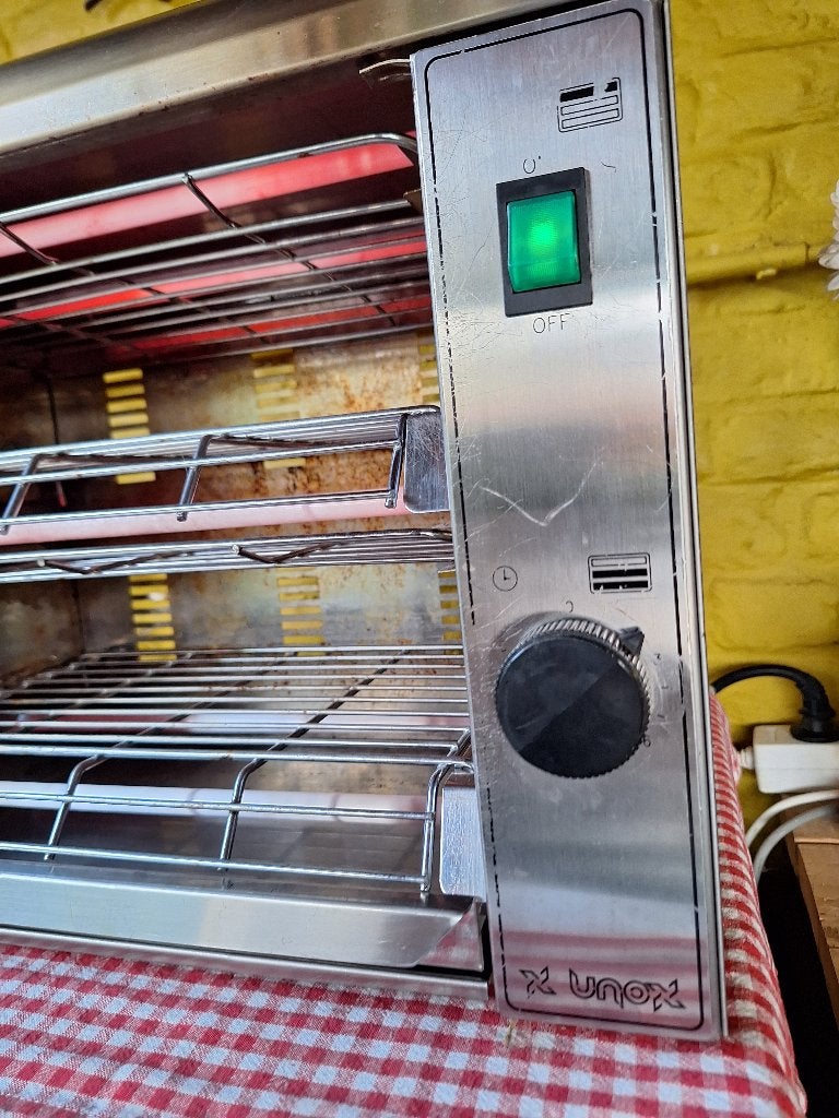tosti grill 2 etages, Witgoed en Apparatuur, Ophalen, Uitneembare platen, Gebruikt