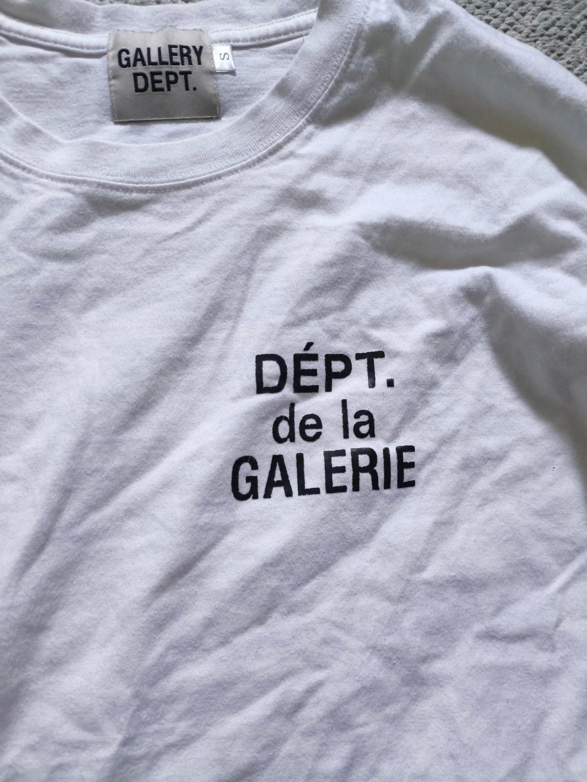 Gallery Dept. Longsleeve T-shirt - Wit met print, Wit, Ophalen of Verzenden, Gallery Dept., Gedragen