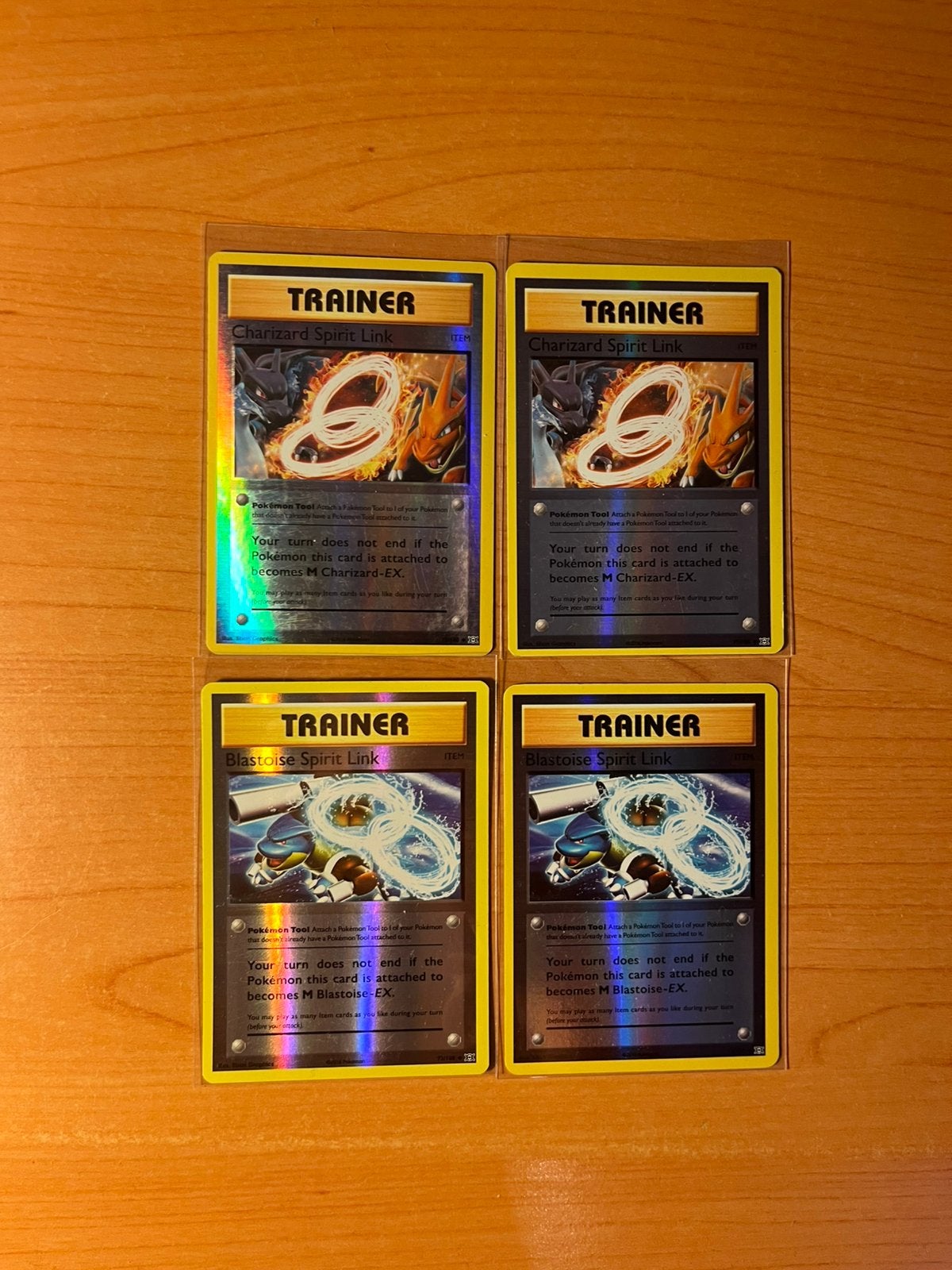 Charizard & Blastoise Spirit Link Reverse - Evolutions, Ophalen of Verzenden, Zo goed als nieuw