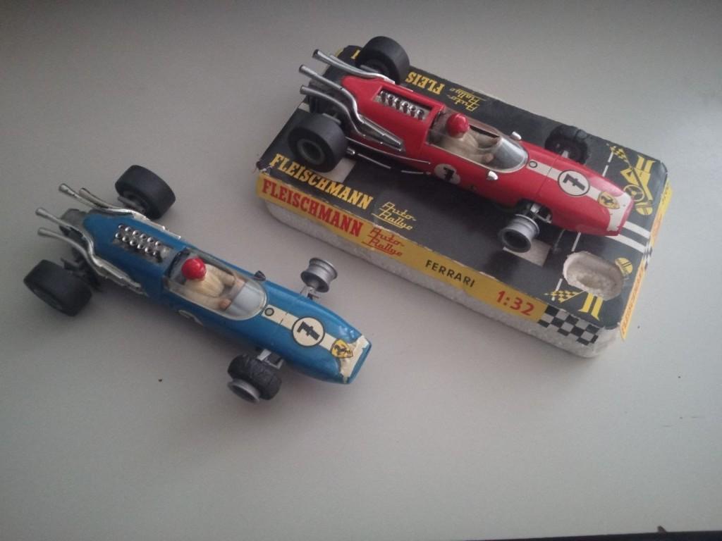 2 x defecte Ferrari Fleischmann racebaan auto`s,, Ophalen of Verzenden, Gebruikt, Elektrisch, Fleischmann