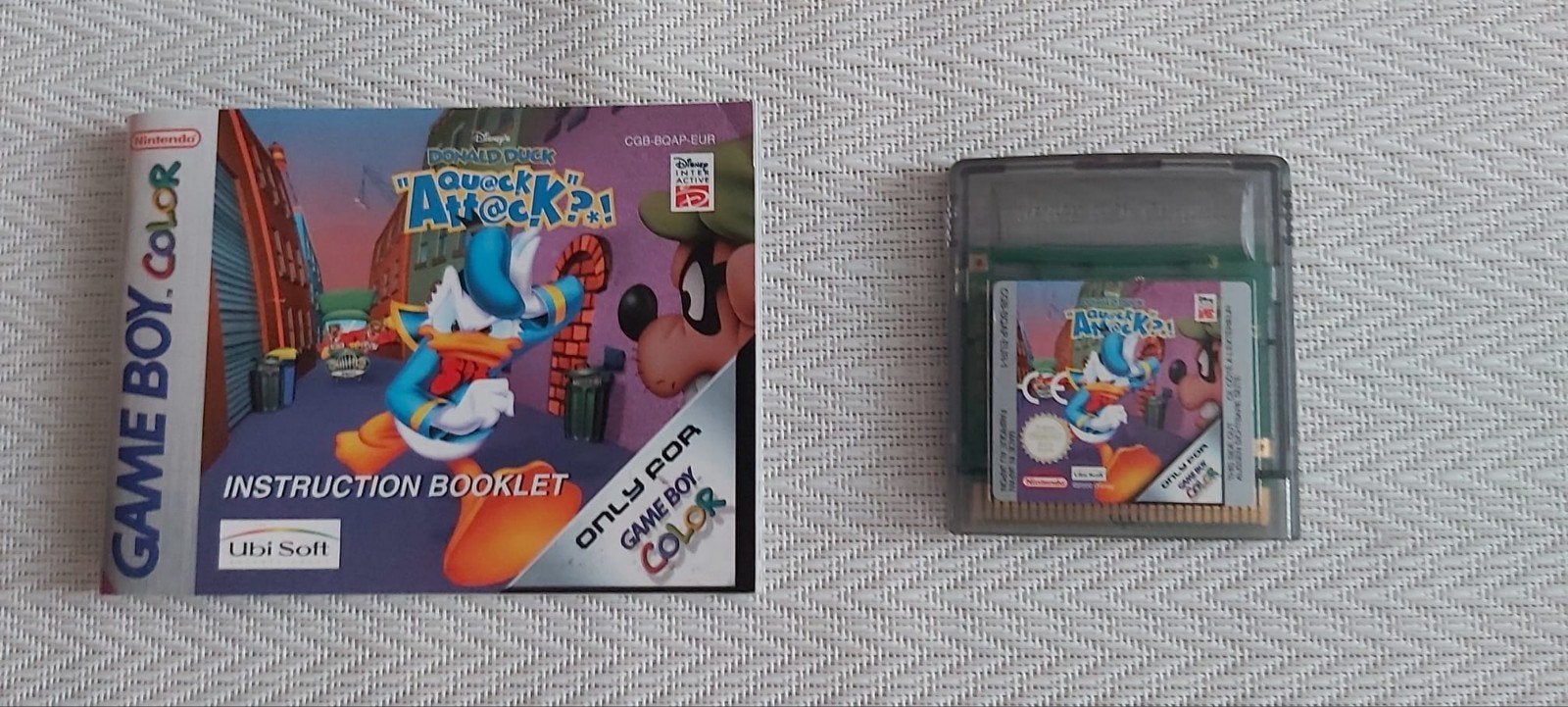 Donald Duck Quack Attack Game Boy Color (Ubisoft), Spelcomputers en Games, Games | Nintendo Game Boy, Gebruikt, 1 speler, Ophalen of Verzenden