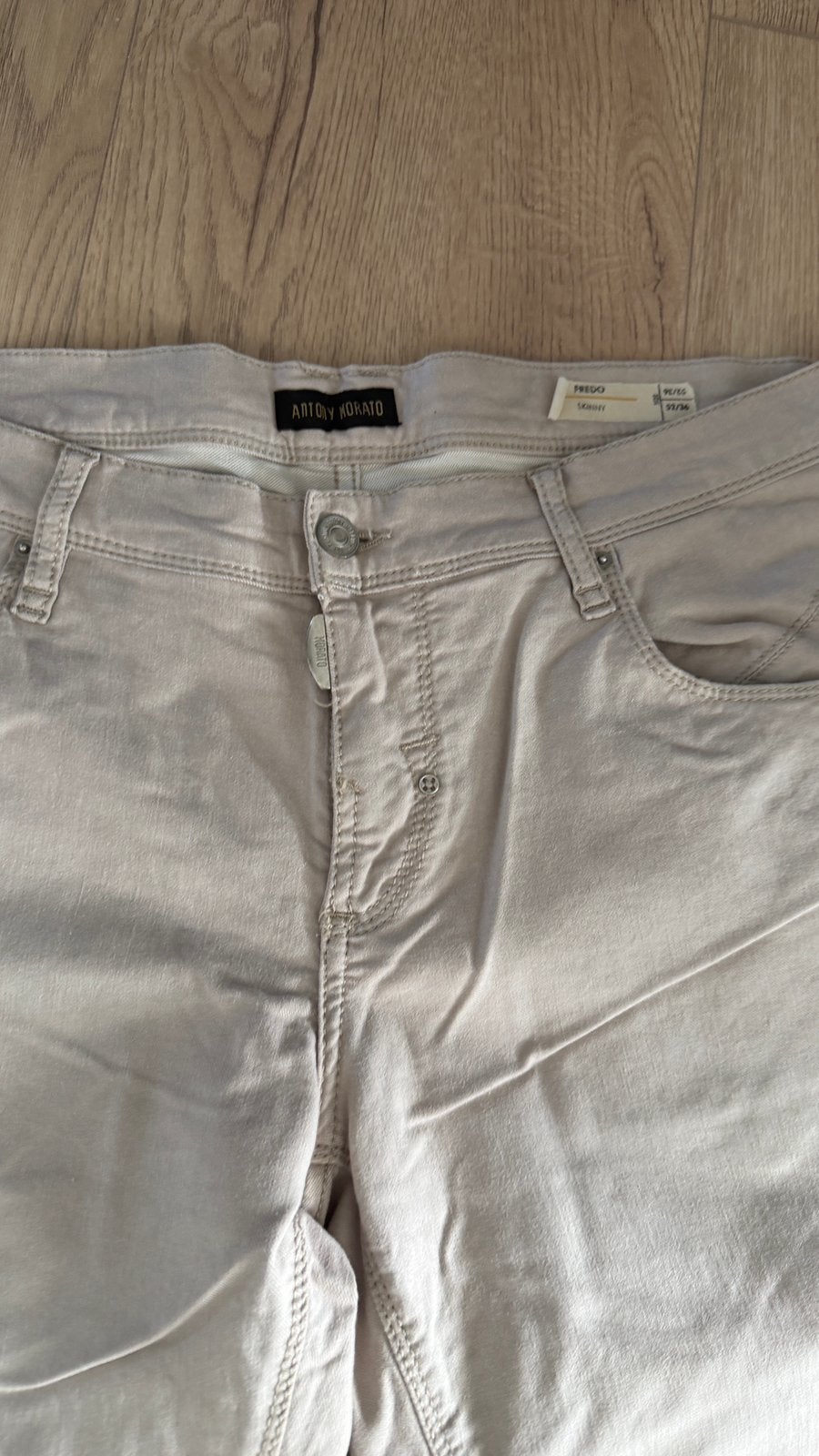 Antony Morato jeans spijkerbroek maat 36 beige, Ophalen of Verzenden, Zo goed als nieuw, Overige kleuren, W36 - W38 (confectie 52/54)